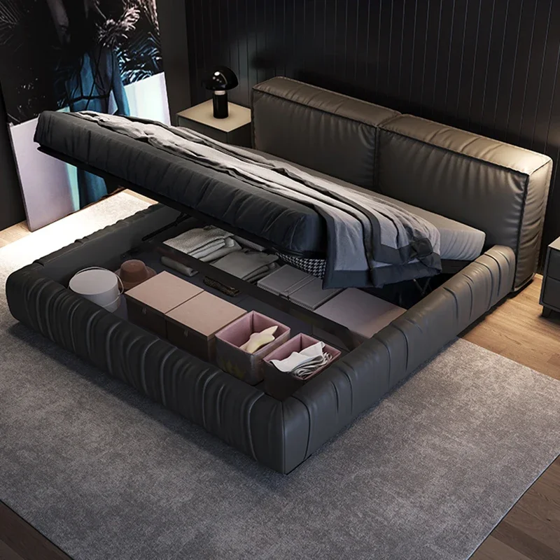 Loft Multifunctional Bed Storage Modern Massage Headboards Children King Size Cheap Bed Princess Cama Solteiro Patio Furniture Loft Multifunctional Bed Storage Modern Massage Headboards Children King Size Cheap Bed Princess Cama Solteiro Patio Furniture