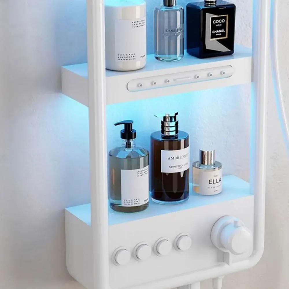 Luxury Smart Bathroom Fuacet Shower System LED Digital Display Thermostatic Mixer Shower Panel SPA Massage Back Spray Shower Set Luxury Smart Bathroom Fuacet Shower System LED Digital Display Thermostatic Mixer Shower Panel SPA Massage Back Spray Shower Set