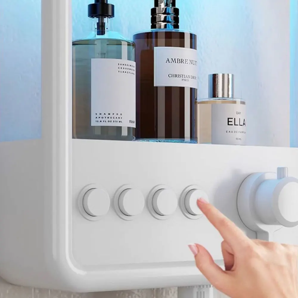 Luxury Smart Bathroom Fuacet Shower System LED Digital Display Thermostatic Mixer Shower Panel SPA Massage Back Spray Shower Set Luxury Smart Bathroom Fuacet Shower System LED Digital Display Thermostatic Mixer Shower Panel SPA Massage Back Spray Shower Set