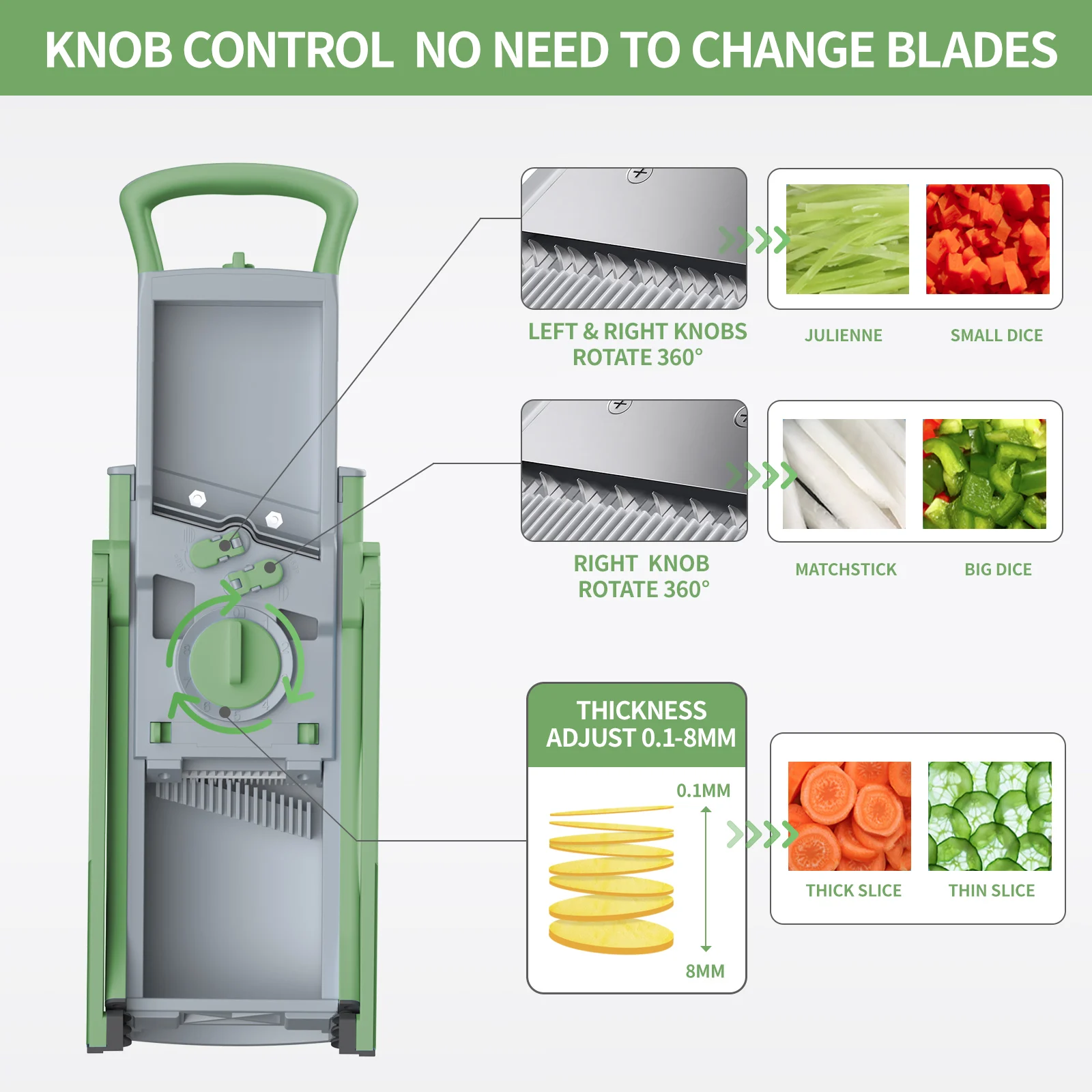 Mandoline for Cutting Professional Vegetables Lemon Slicing Salad Chopper Kitchen Tools