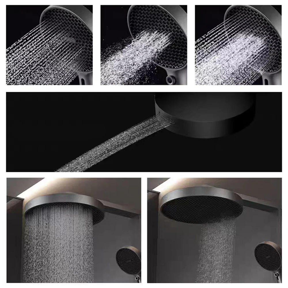 Modern High End SPA Massage Shower Column Waterfall Bathroom Shower Faucet Bathtub Mixer Tap Rainfall Shower System Complete Set BATHROOM ACCESSORIES Modern High End SPA Massage Shower Column Waterfall Bathroom Shower Faucet Bathtub Mixer Tap Rainfall Shower System Complete Set BATHROOM ACCESSORIES