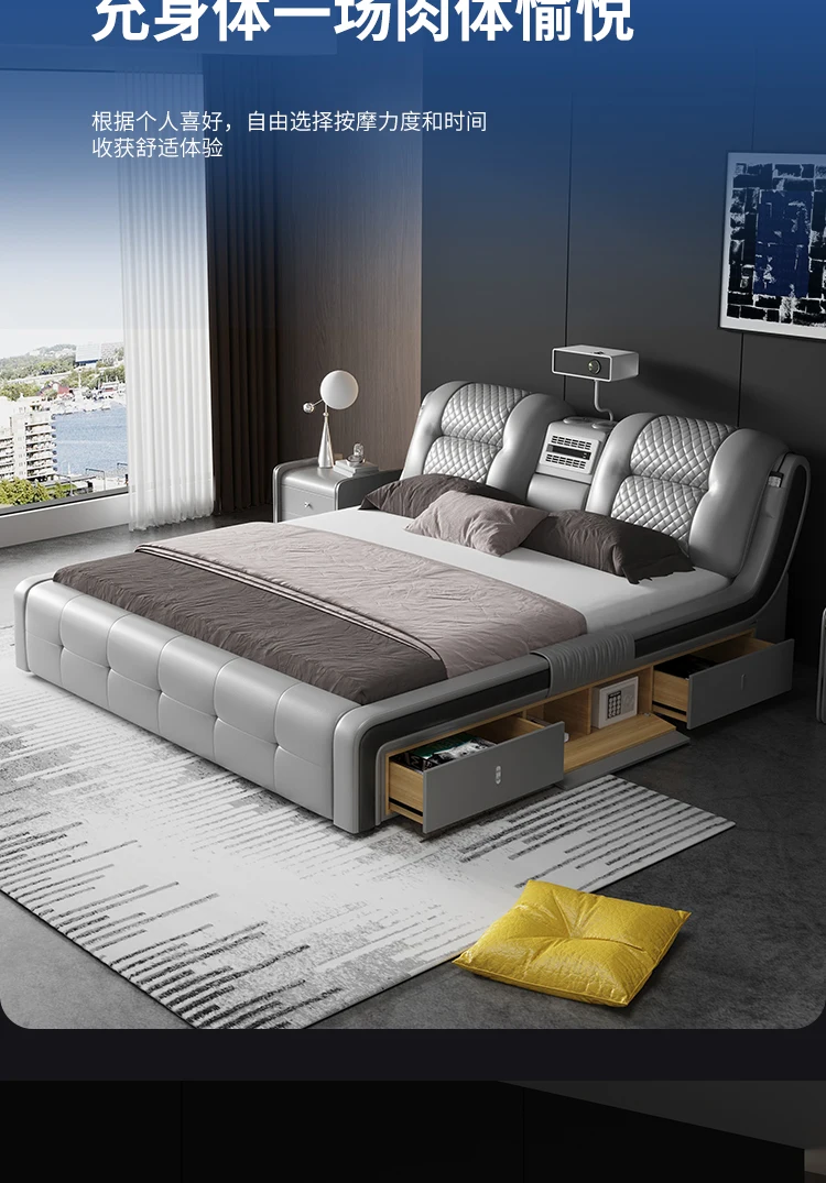 Girls Luxury Multifunctional Bed Comforter Modern Smart Monster Double Bed King Size Storage Camas De Dormitorio Home Furniture Girls Luxury Multifunctional Bed Comforter Modern Smart Monster Double Bed King Size Storage Camas De Dormitorio Home Furniture