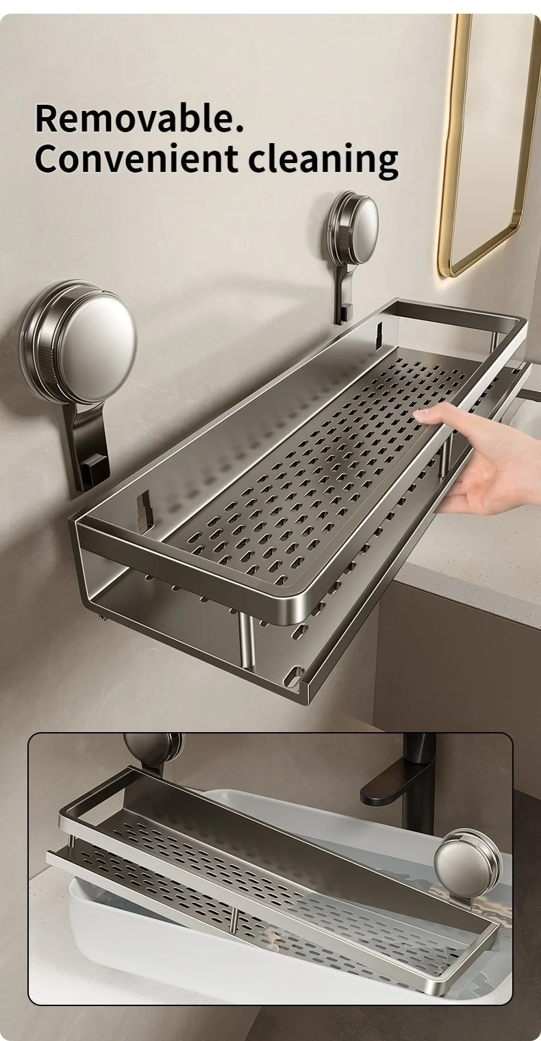 No Drill Suction Cup Bathroom Storage Shelf Storage Shelf Bathroom Wall Hanging Vanity Toilet Triangle Basket R No Drill Suction Cup Bathroom Storage Shelf Storage Shelf Bathroom Wall Hanging Vanity Toilet Triangle Basket R