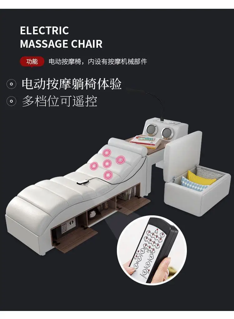 Nordic Style Double Bed Cheap Headrest Storage Full Size Double Bed Floor Massage Sleeping Letto Multifunzione Bedroom Furniture Nordic Style Double Bed Cheap Headrest Storage Full Size Double Bed Floor Massage Sleeping Letto Multifunzione Bedroom Furniture