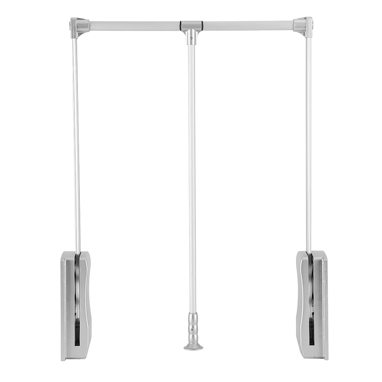/Pull Down Adjustable Width Wardrobe Clothes Hanging Rail Soft Return Space Saving Adjustable Wardrobe Rail Wardrobe Rail /Pull Down Adjustable Width Wardrobe Clothes Hanging Rail Soft Return Space Saving Adjustable Wardrobe Rail Wardrobe Rail