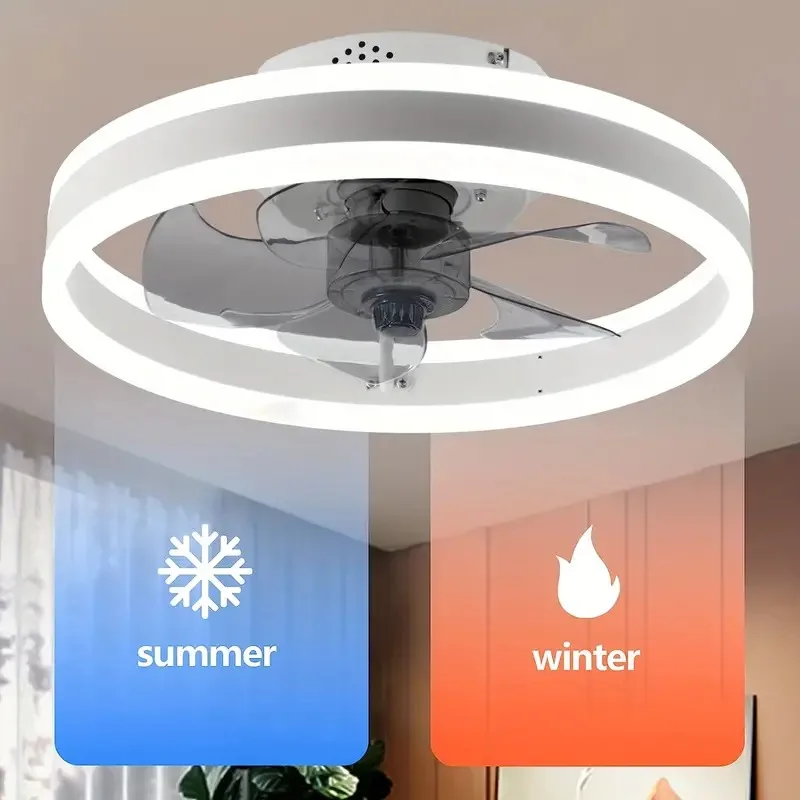 Silent & Stylish LED Ceiling Fan With Remote LIGHTING Blade Color: White Silent & Stylish LED Ceiling Fan With Remote LIGHTING Blade Color: White