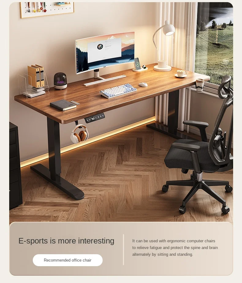 Single Motor Smart Electric Lift Computer Table