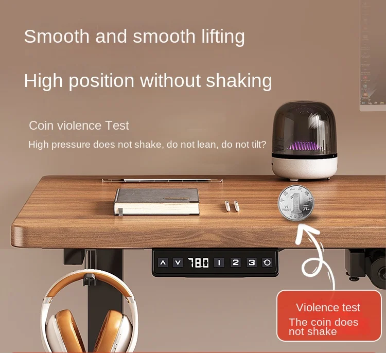 Single Motor Smart Electric Lift Computer Table