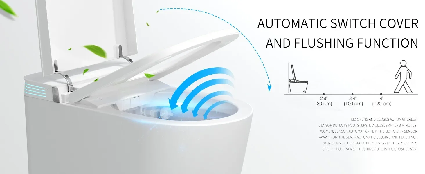 Smart Toilet with Bidet Built In