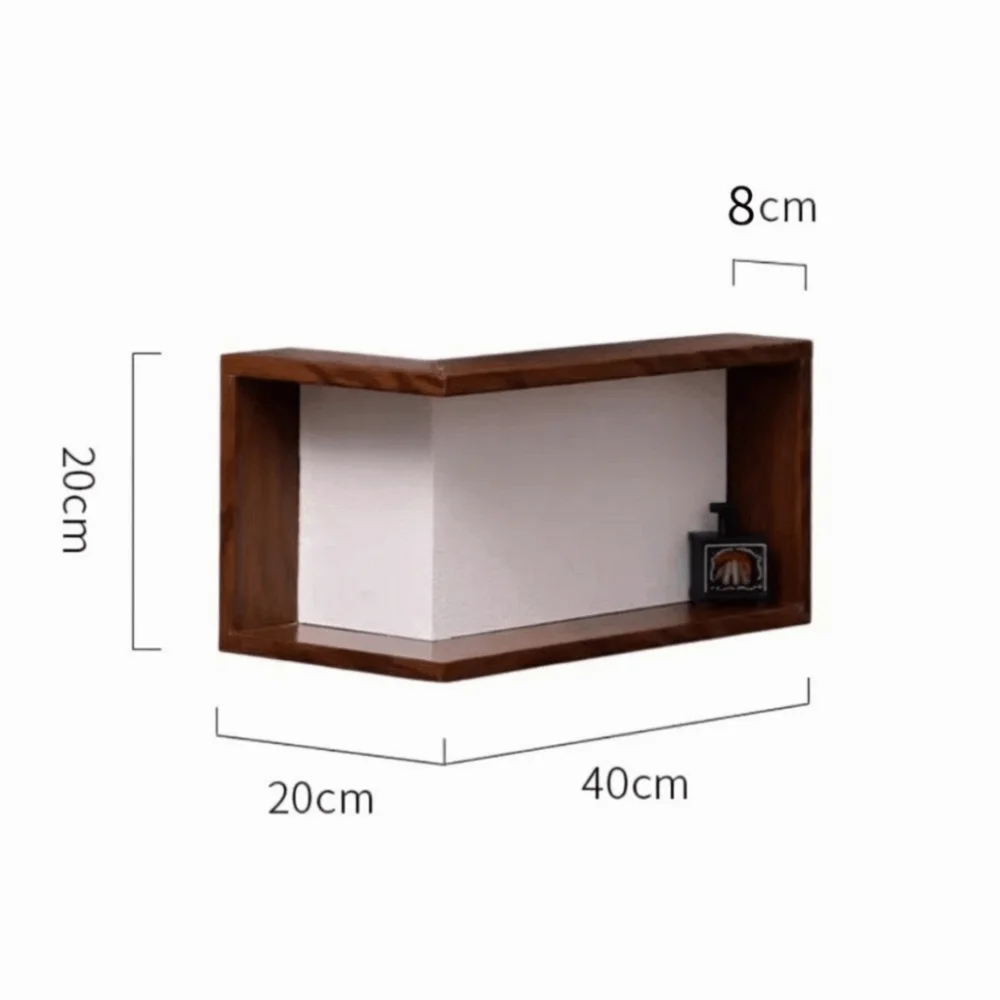 Space Saving 90 Degree Corner Wall Shelf