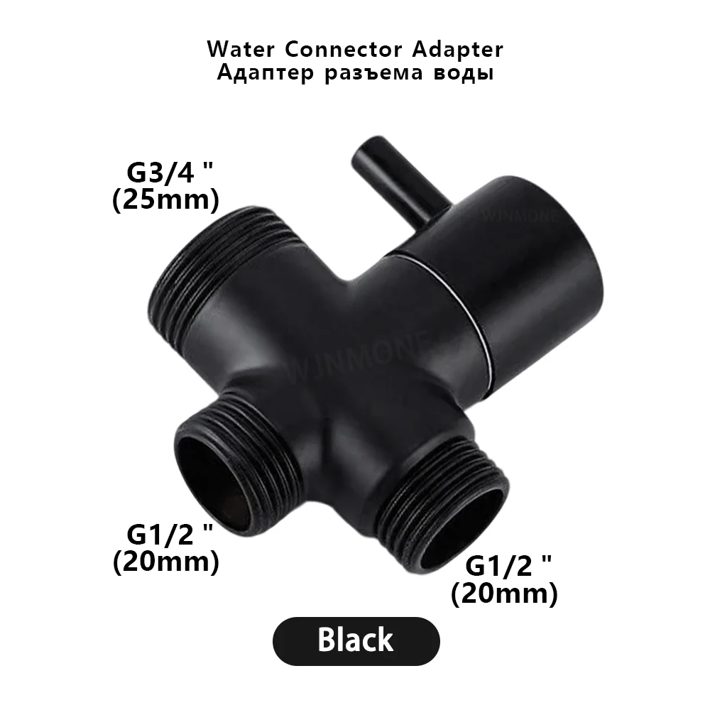 Split Shower Column Set Bathroom Faucet Single Cold Mixer Water Tap System Bathtub Taps Rainfall Shower Head Accessories Adapter