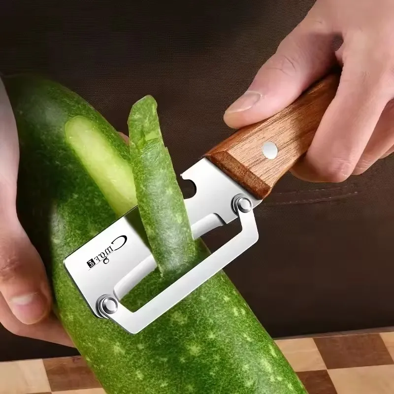 Stainless Steel Peeler for Peeling and Slicing Fruits and Vegetables Multifunctional Vegetable Peeler Kitchen Scraping Tools