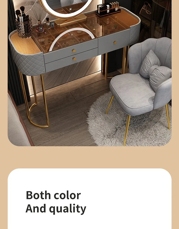 Tempered Glass Dressing Table