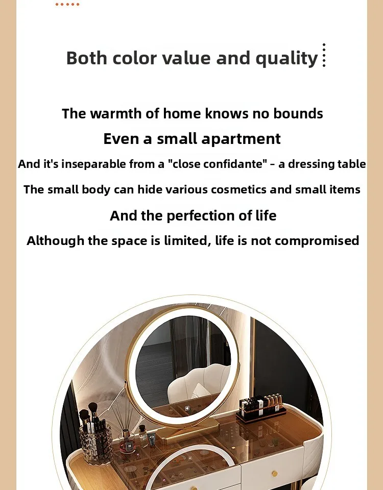 Tempered Glass Dressing Table