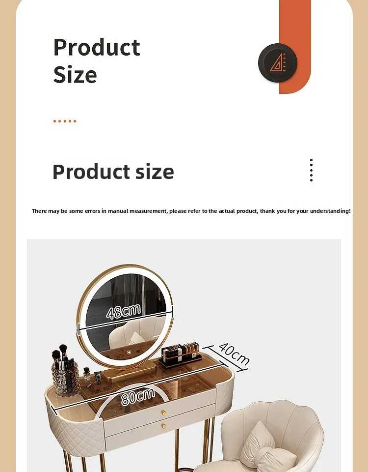 Tempered Glass Dressing Table