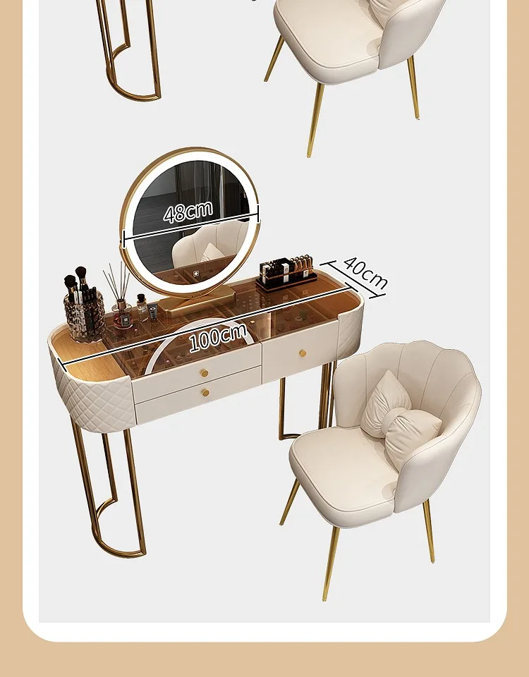 Tempered Glass Dressing Table