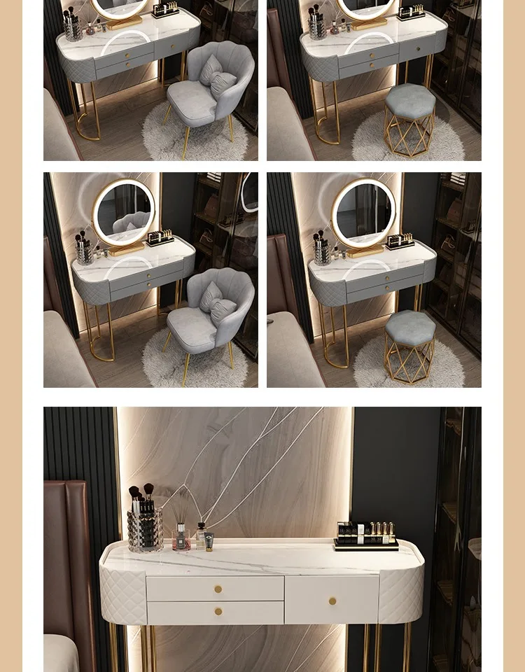 Tempered Glass Dressing Table