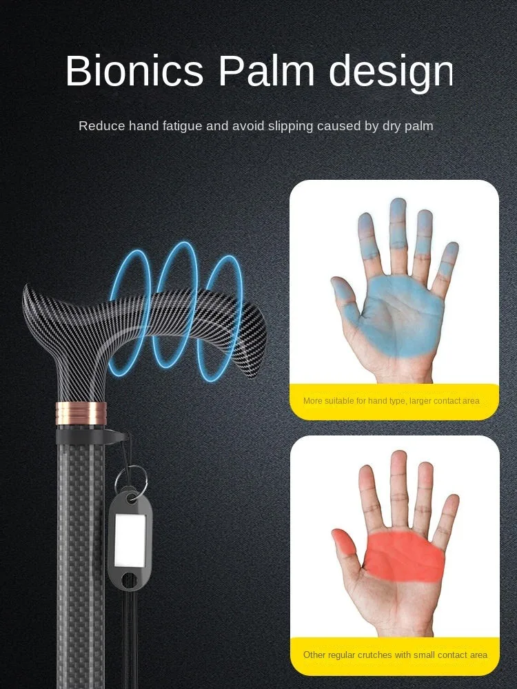 Ultra-light carbon fiber telescopic cane HOME CARE Ultra-light carbon fiber telescopic cane HOME CARE