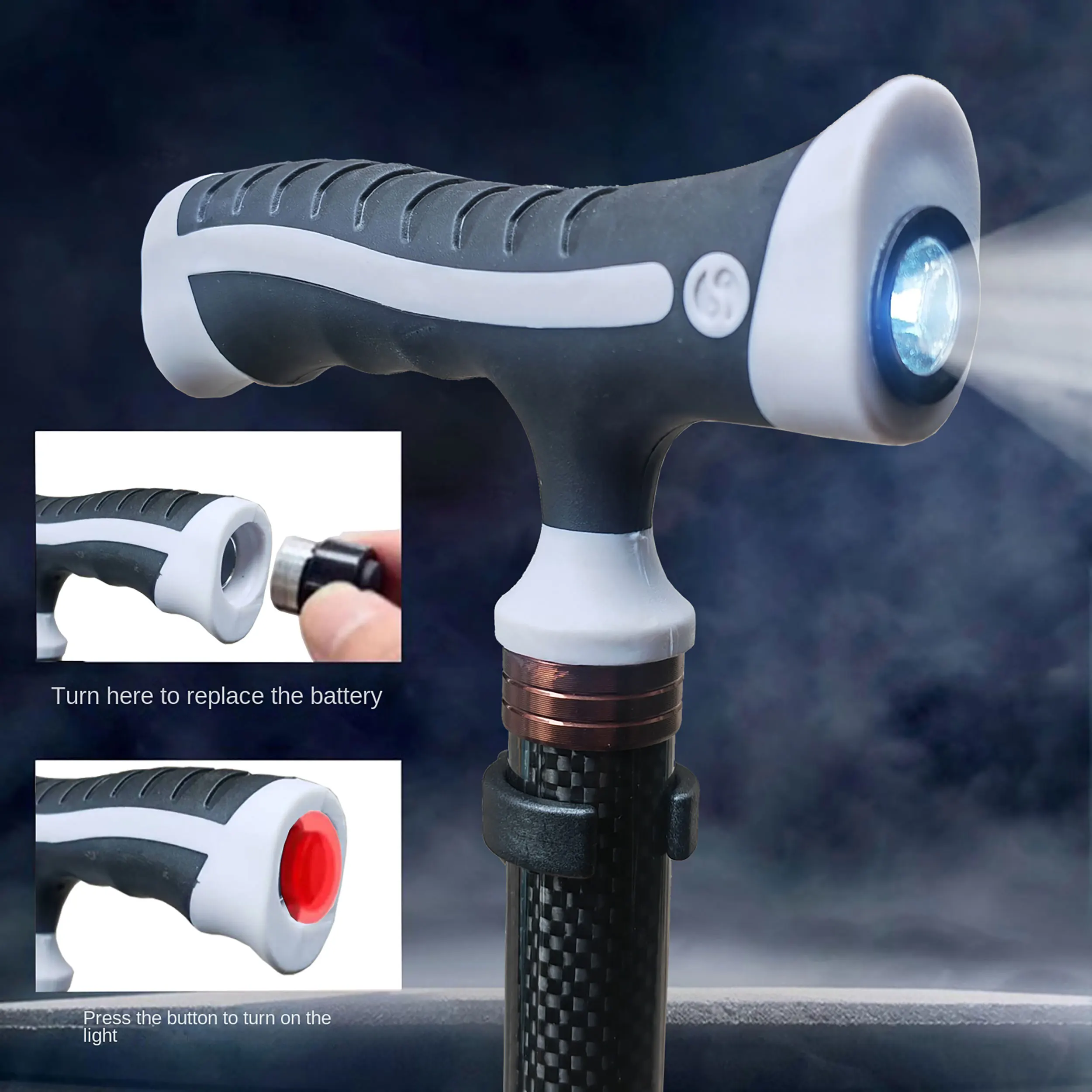 Ultra-light carbon fiber telescopic cane