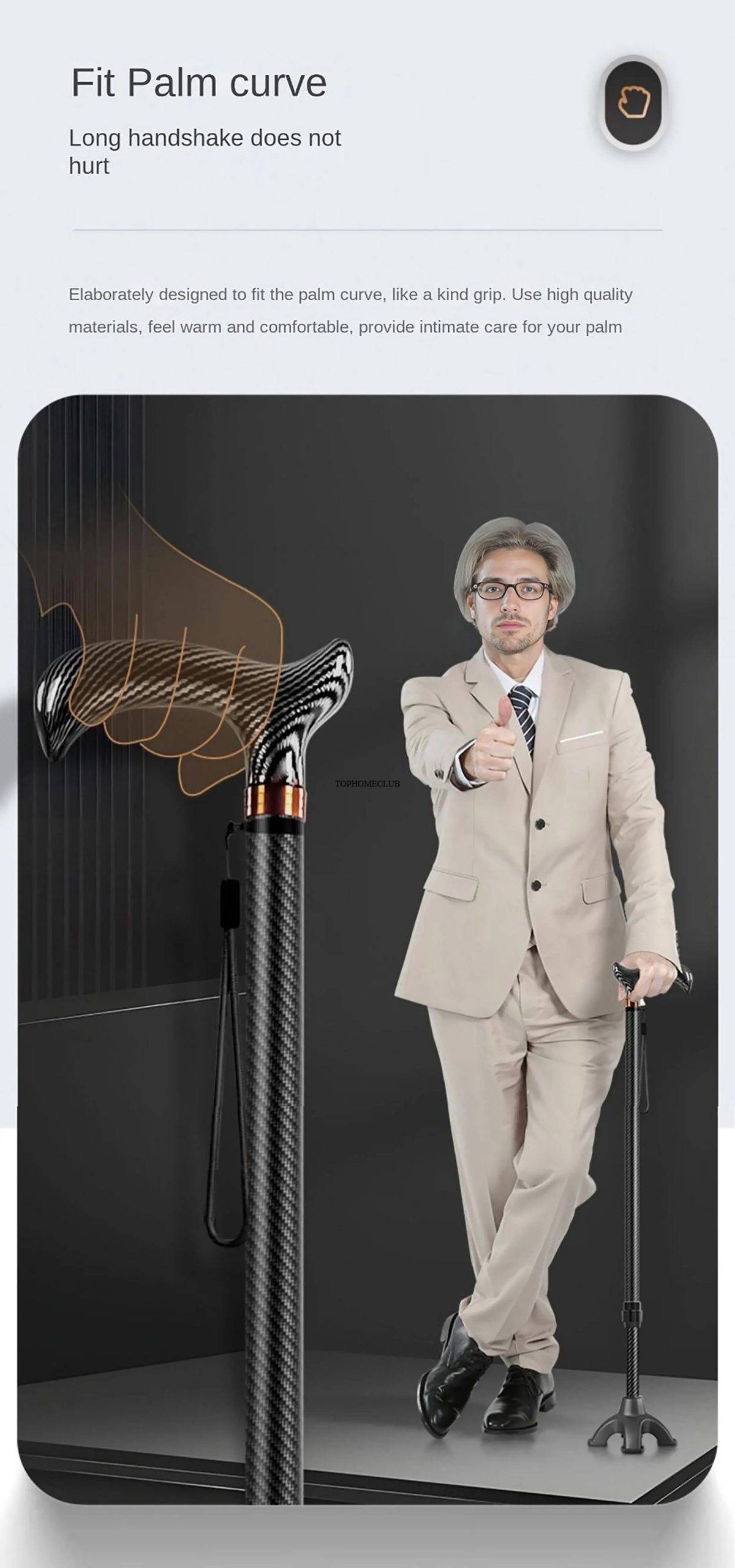 Ultra-light carbon fiber telescopic cane