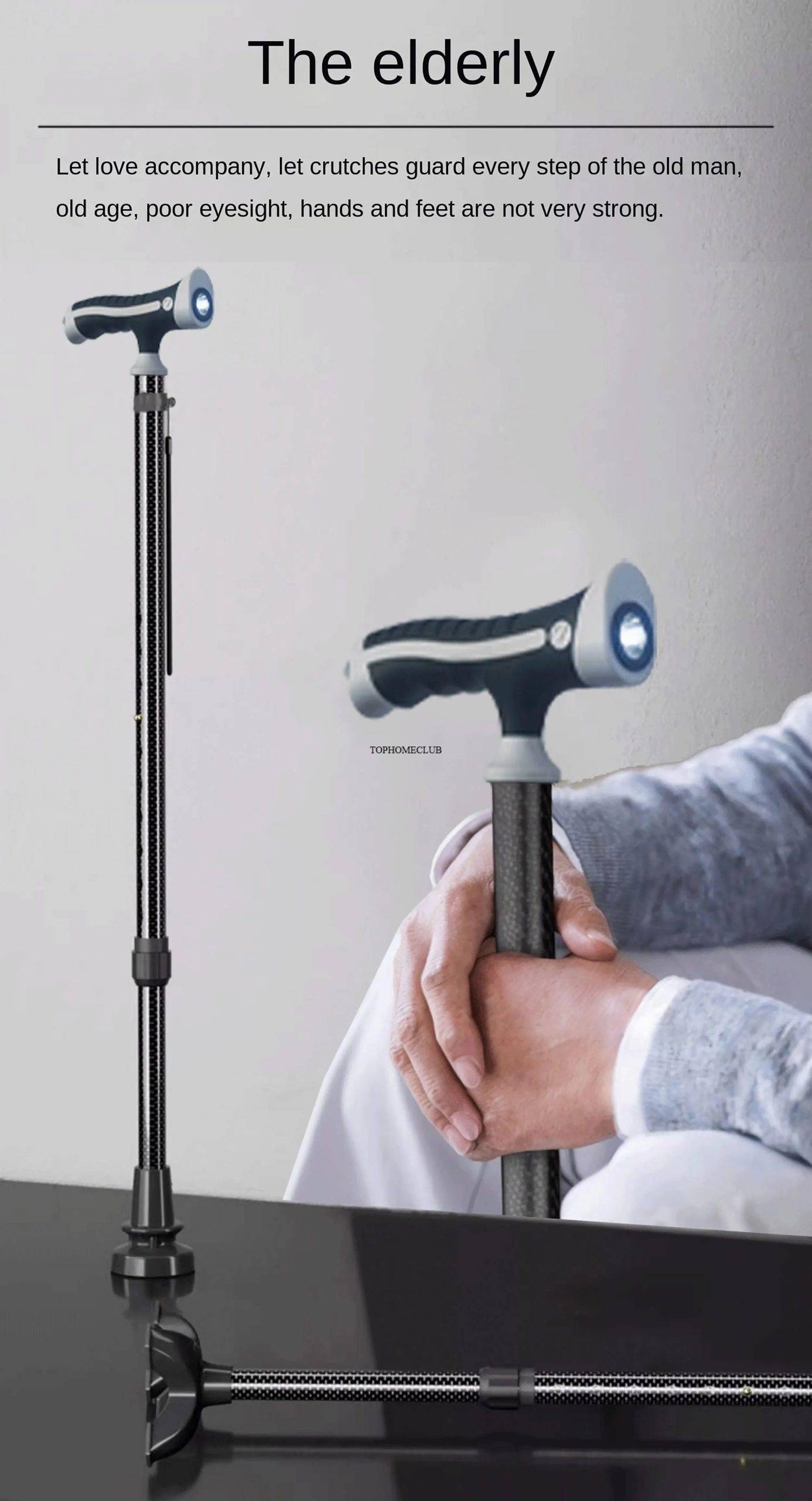 Ultra-light carbon fiber telescopic cane