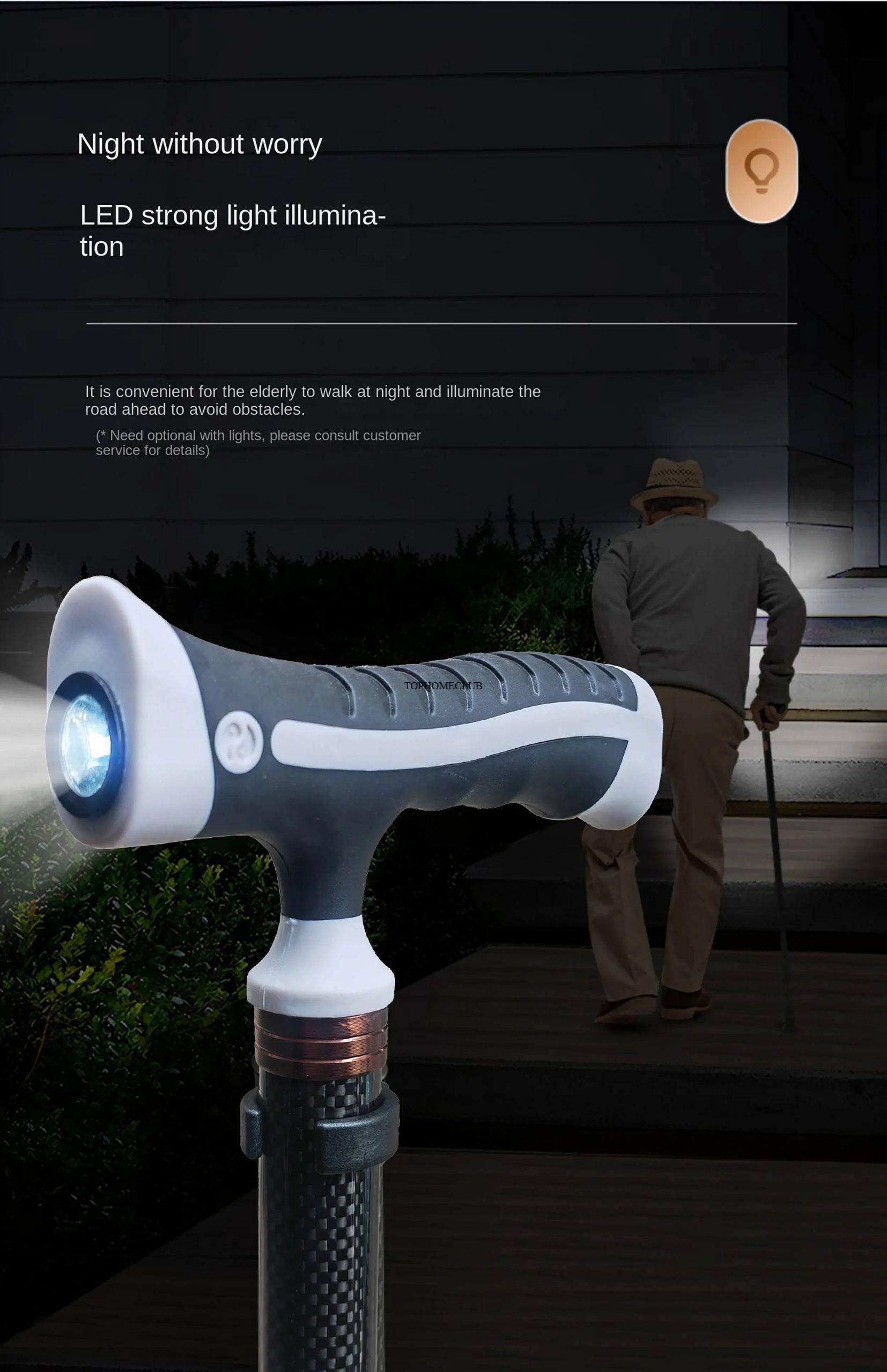 Ultra-light carbon fiber telescopic cane
