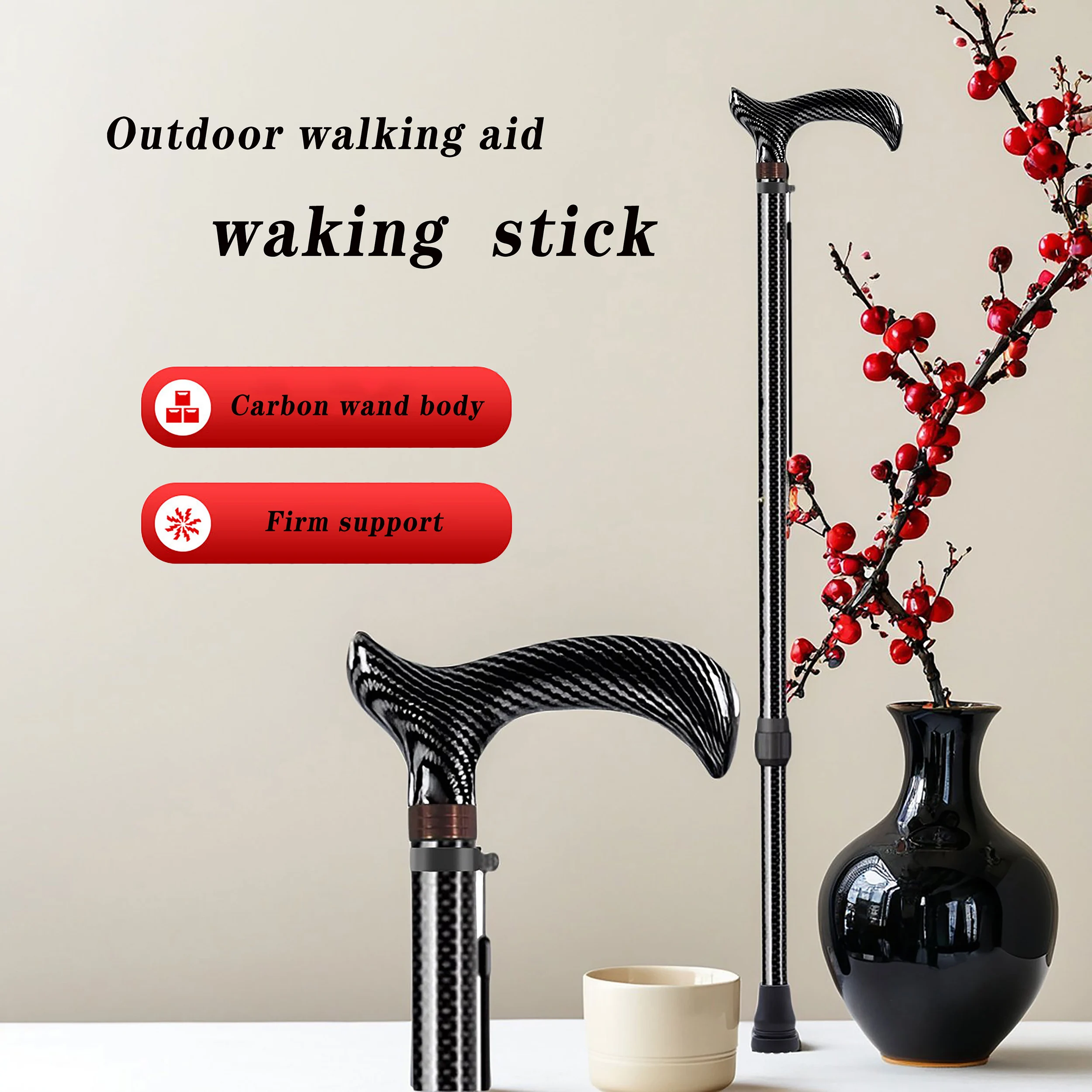 Ultra-light carbon fiber telescopic cane