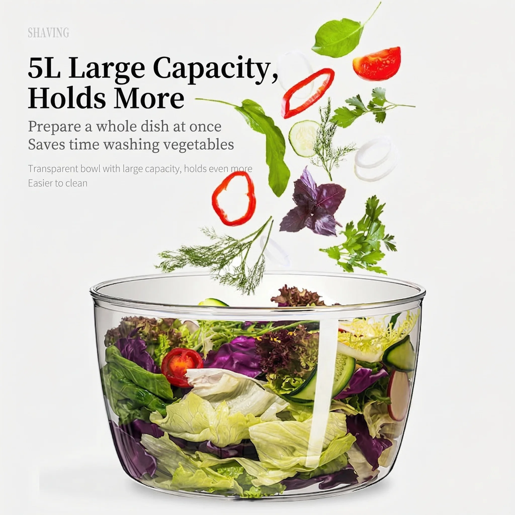 Vegetable dehydrator, manual salad dryer, fruit and vegetable water slinger, vegetable basket washing, fruit draining Vegetable dehydrator, manual salad dryer, fruit and vegetable water slinger, vegetable basket washing, fruit draining