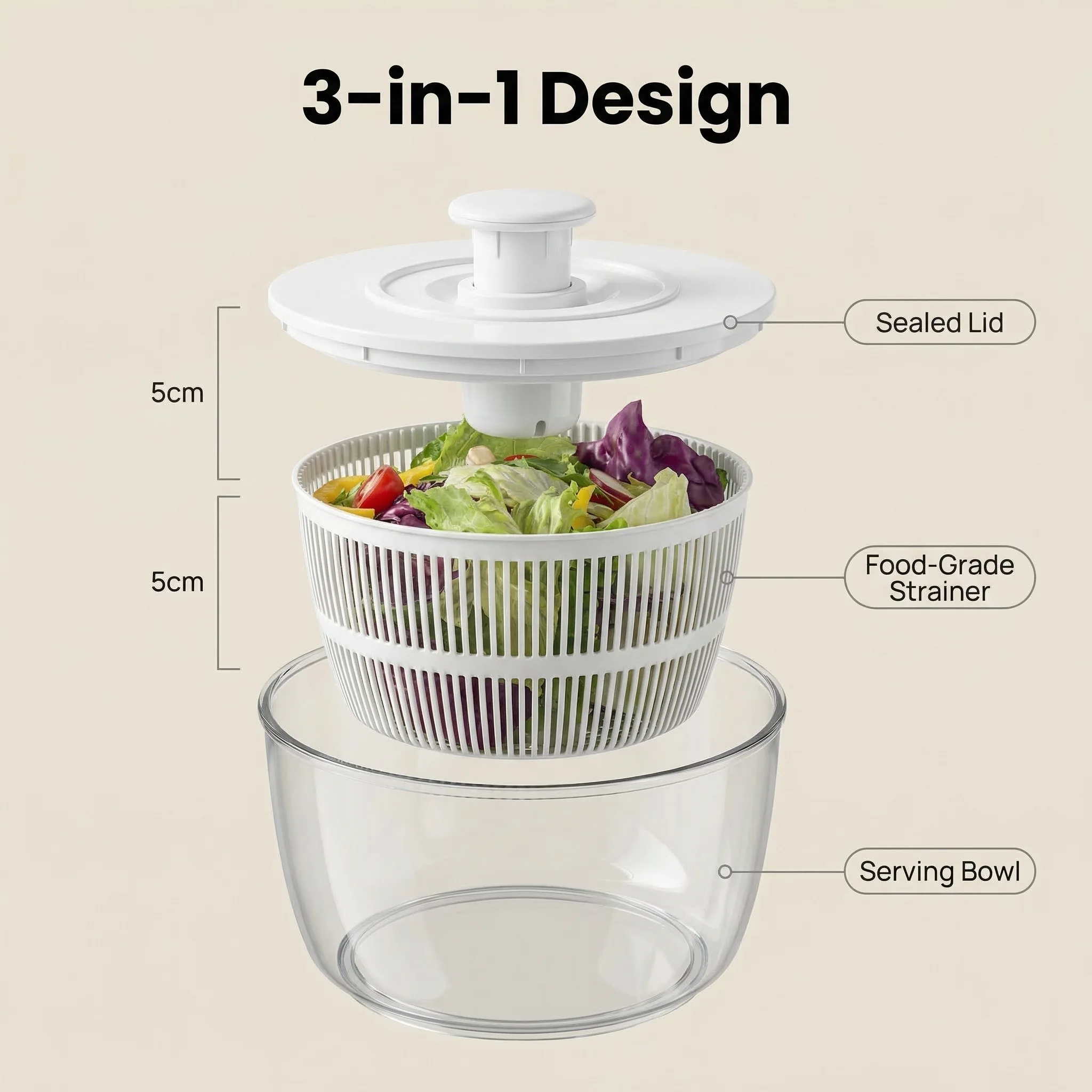 Vegetable dehydrator, manual salad dryer, fruit and vegetable water slinger, vegetable basket washing, fruit draining Vegetable dehydrator, manual salad dryer, fruit and vegetable water slinger, vegetable basket washing, fruit draining