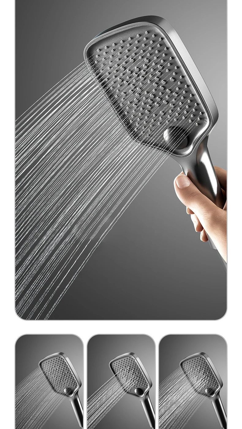 White Piano Digital Shower Set Hot Cold Bathroom Mixer Faucet Accessories Rain Shower Head Thermostatic Piano Shower System