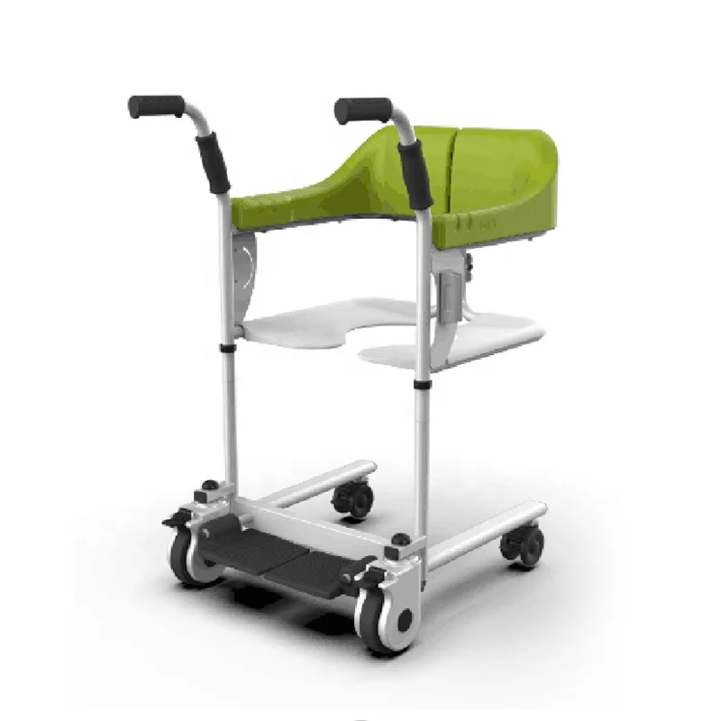 Wholesale Medical Portable Steel Hydraulic Toilet Move Elderly Patient Nursing Transfer Lift Commode Chair