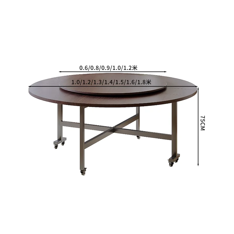 100/120cm Round Dining Table With Turntable For Home Living Room MODERN FURNITURES 100/120cm Round Dining Table With Turntable For Home Living Room MODERN FURNITURES