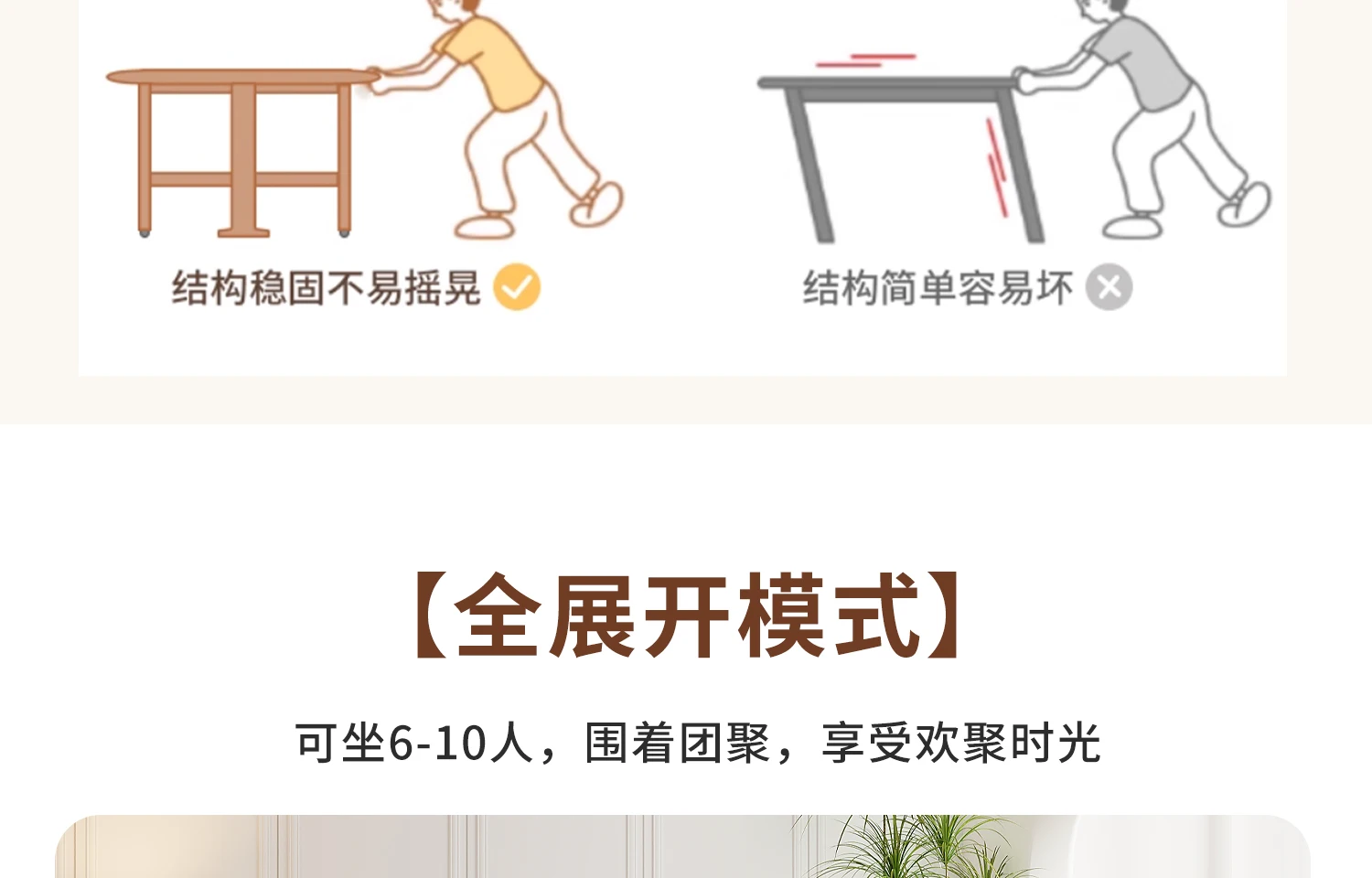 100/120cm Round Dining Table With Turntable For Home Living Room Portable Foldable And Storage Table For Kitchen And Restaurant