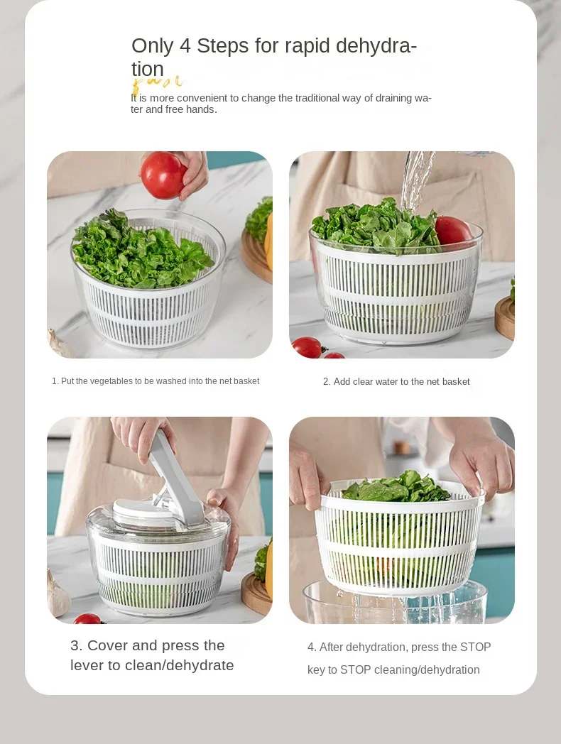 Vegetables Salad Spinner
