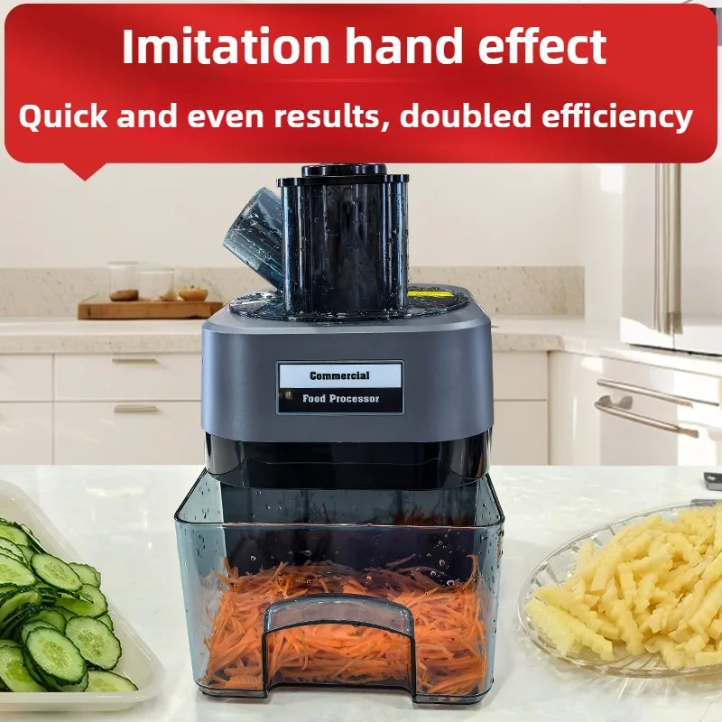 New Commercial Double Spout Vegetable Cutter KITCHEN & DINNING New Commercial Double Spout Vegetable Cutter KITCHEN & DINNING