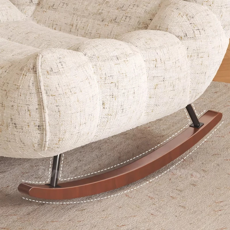 Chenille Rocking Chair MODERN FURNITURES Chenille Rocking Chair MODERN FURNITURES