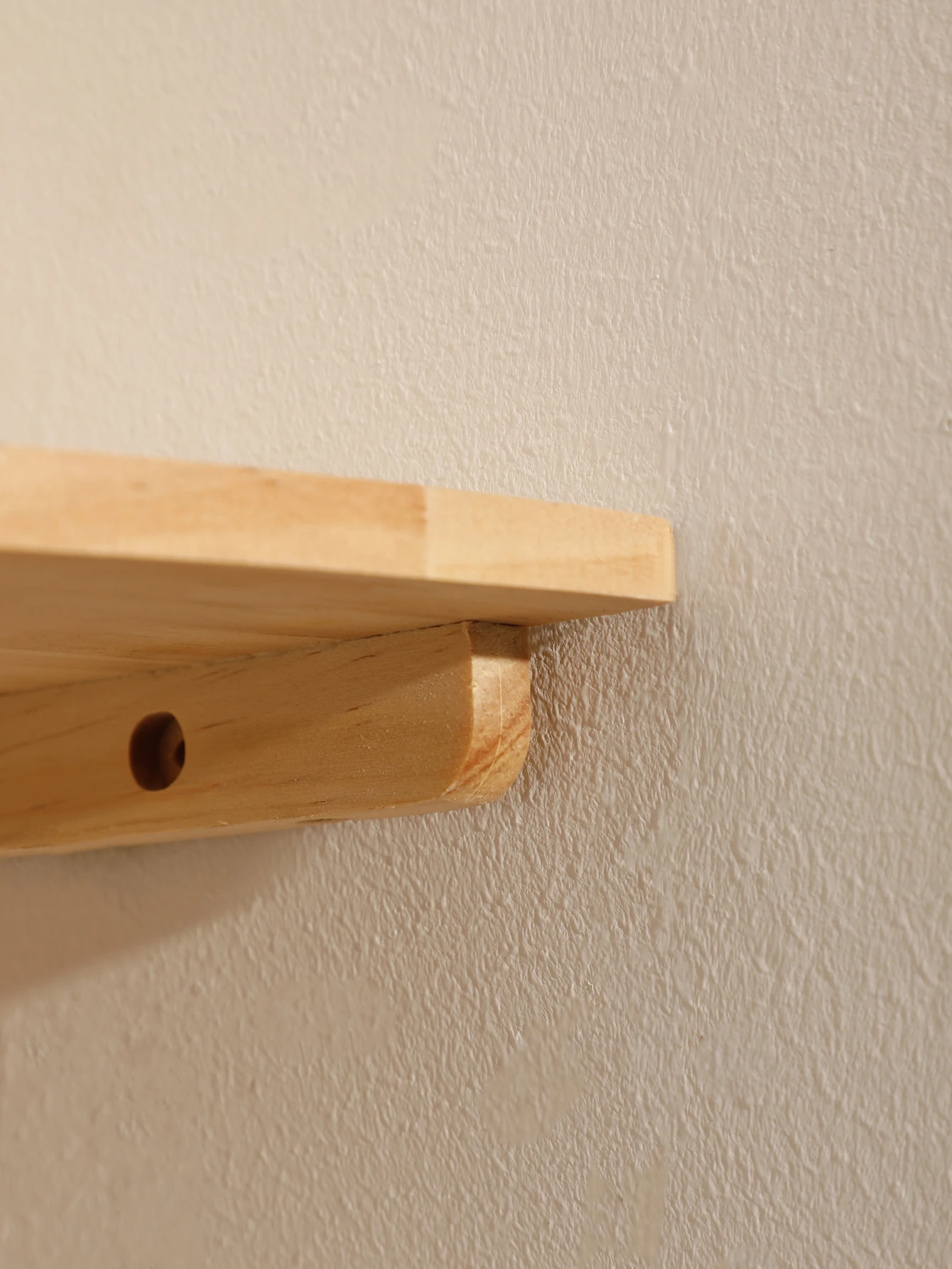 Round End Wall Mounted Floating Corner Shelf for Bedroom Living Room and Kitchen BATHROOM SHELVES Wall Corner Shelves Wood Floating Wall Shelf Round End Wall Mounted Floating Corner Shelf for Bedroom Living Room and Kitchen