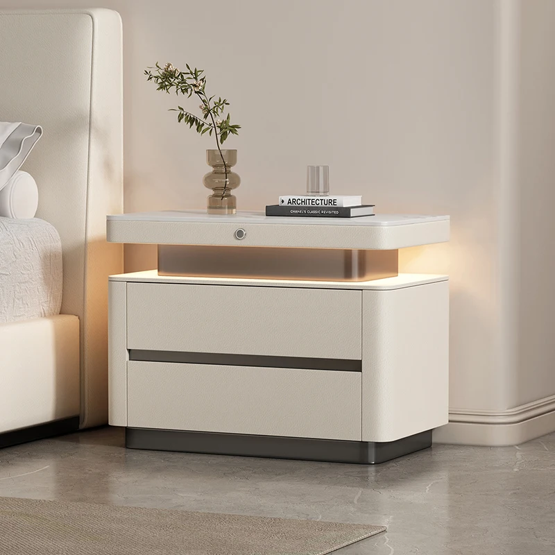 Trendy Italian Bedside Table MODERN FURNITURES Color: 50x40x55cm-29Y Color: 60x40x55cm-29Y Trendy Italian Bedside Table Style Display Creative Storage Nights Table Minimalist Space Saving Mesita De Noche Home Furniture Color: 50x40x55cm-29Y Color: 60x40x55cm-29Y