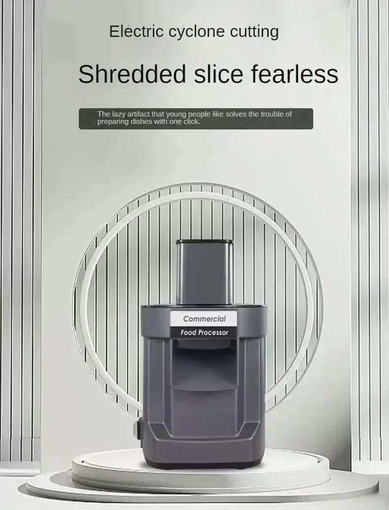 Commercial Vegetable Chopper 3 in1 Multifunctional Electric Cutting Machine Carrot Potato Slice Shred Diced Food Processor