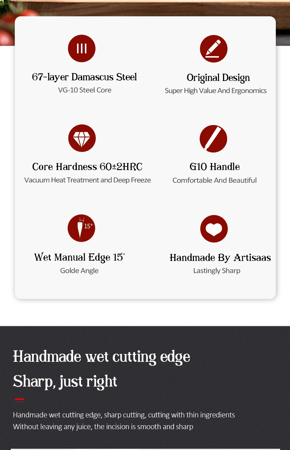 8-inch Professional Chef's Knives