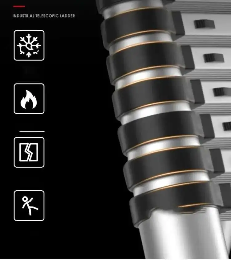 Alloy Telescopic Step Ladder
