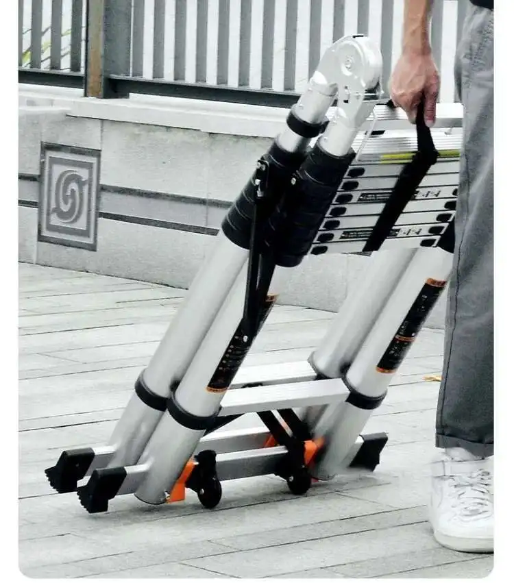Alloy Telescopic Step Ladder