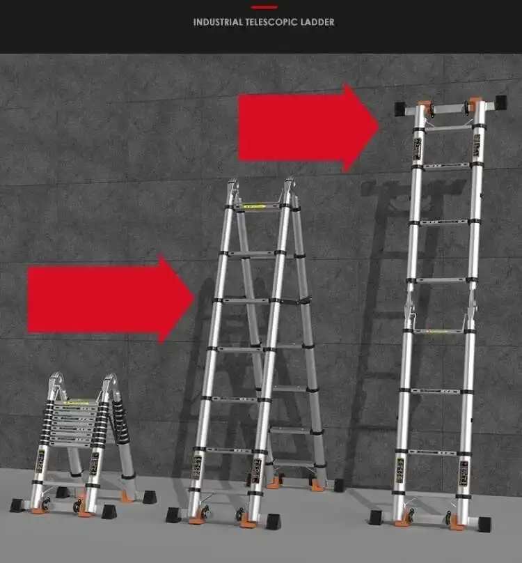 Alloy Telescopic Step Ladder