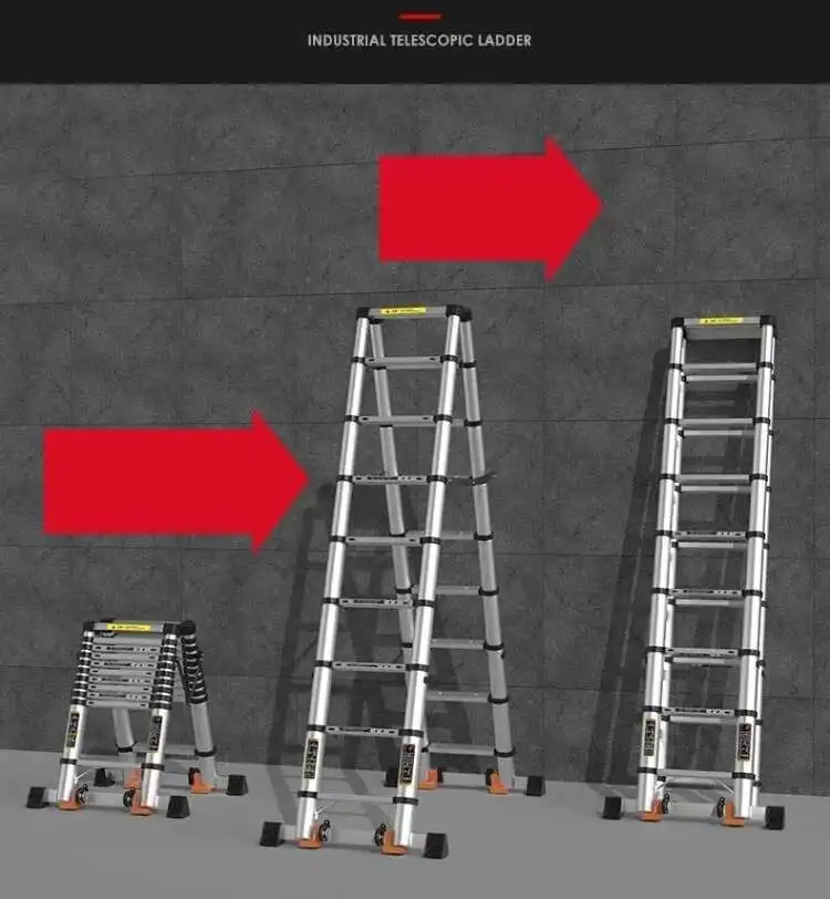 Alloy Telescopic Step Ladder