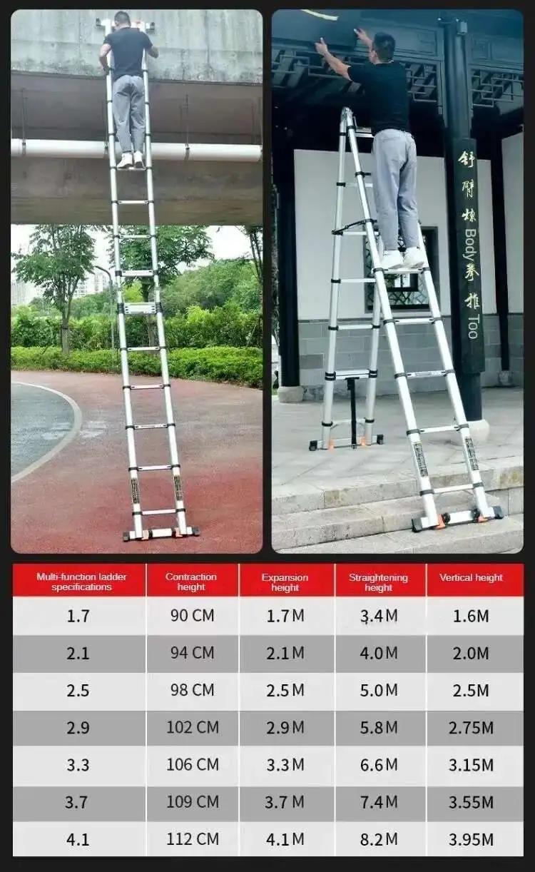 Alloy Telescopic Step Ladder