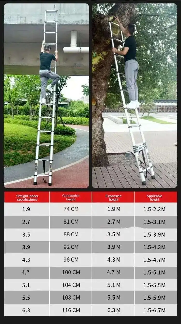 Alloy Telescopic Step Ladder