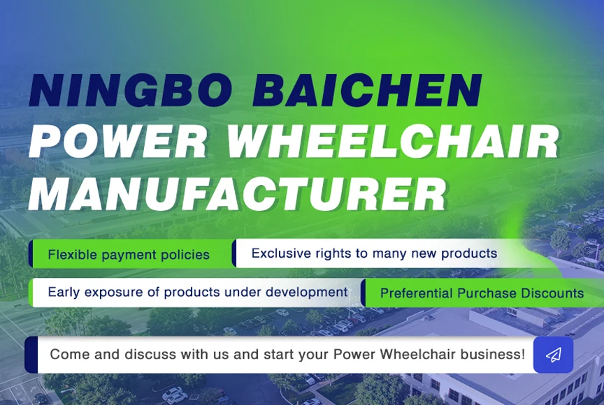 Baichen Ce Airline Approved Light Weight Portable Folding 24v Power Wheel Chair 4x4 Robotic Electric Wheelchair For Disable