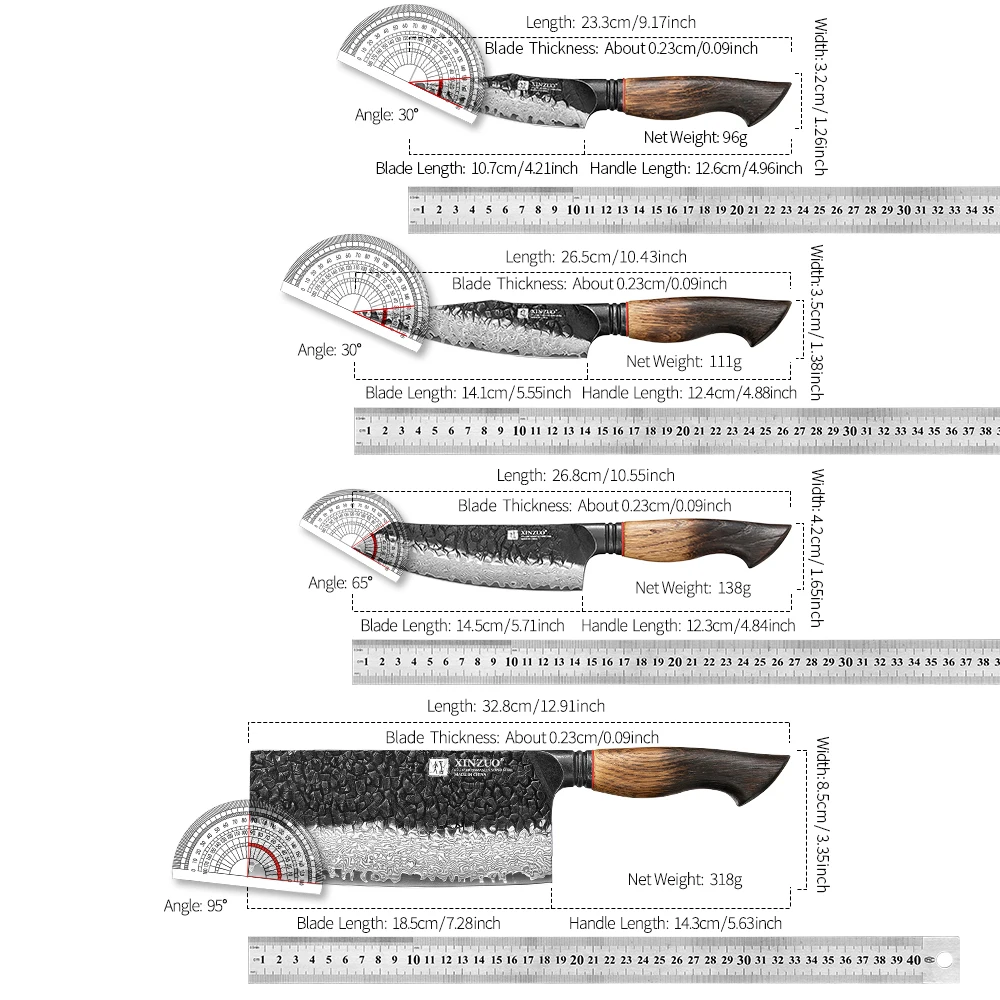 Eight-piece Kitchen Knife Set Eight-piece Kitchen Knife Set
