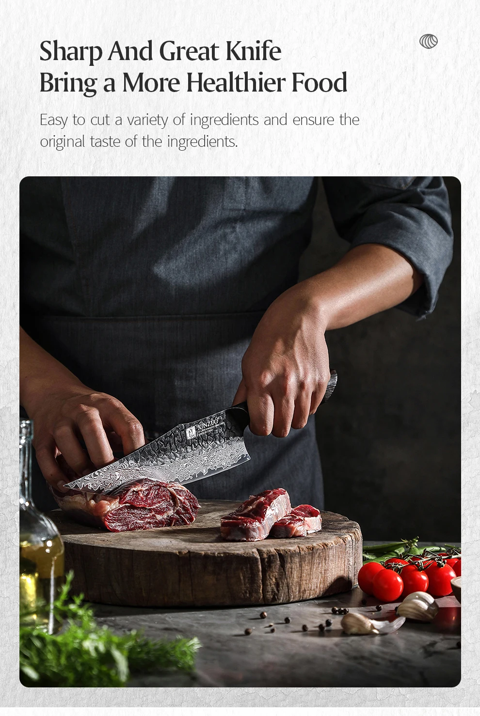 Eight-piece Kitchen Knife Set