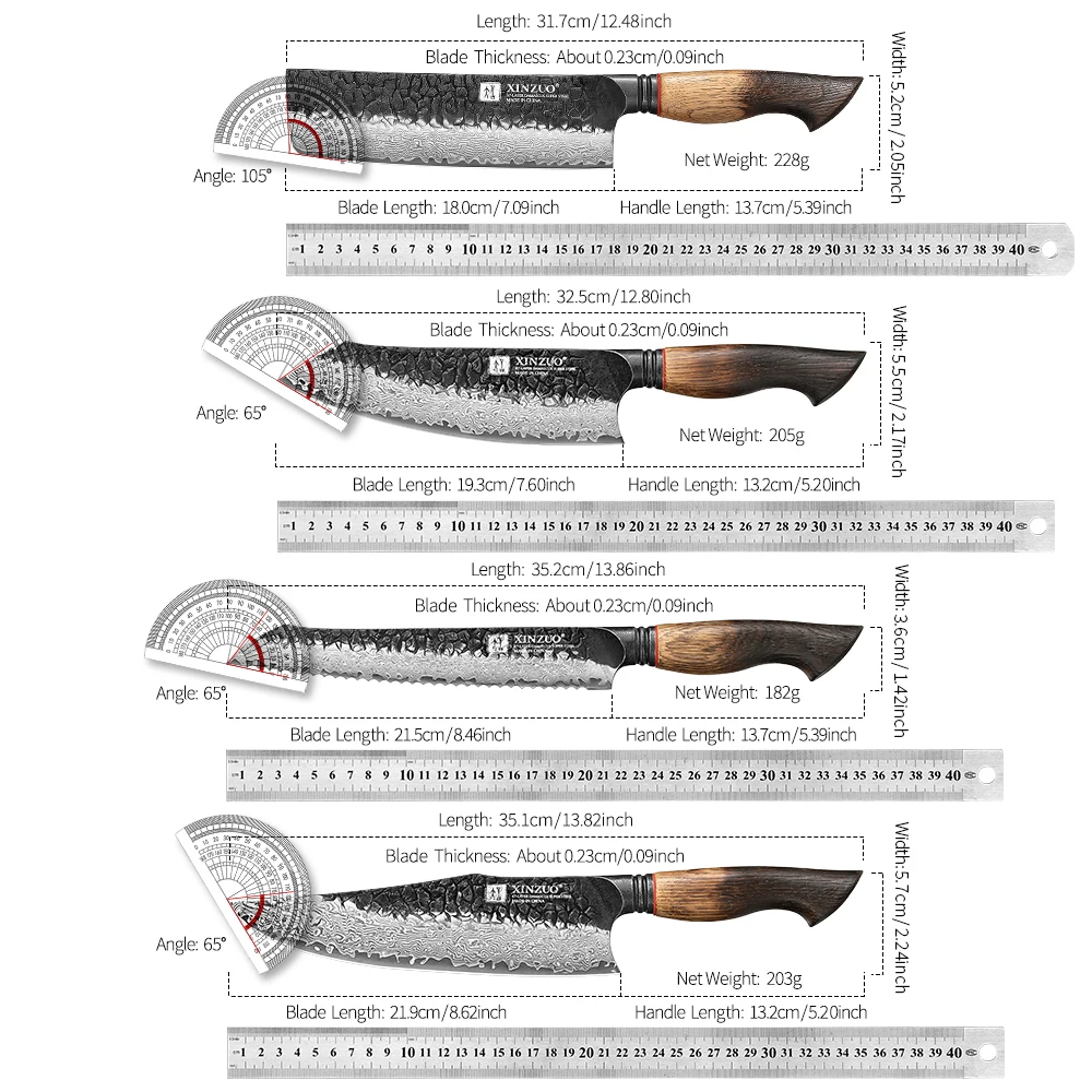 Eight-piece Kitchen Knife Set Eight-piece Kitchen Knife Set